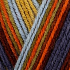 Bravo Color /Браво Колор/ пряжа Schachenmayr Originals, MEZ, 9801421 (02146, luna color (цвет луны), голубой/желтый/зеленый/коричневый/синий, ОЖИДАЕМ)