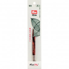 Спицы съемные укороченные NATURAL 3,5мм/8,7см, дерево, многоцветный, Prym, 223351