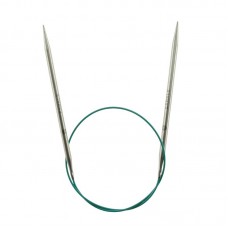 Спицы круговые Mindful 5мм/60см, нержавеющая сталь, серебристый, KnitPro, 36081