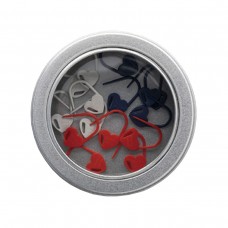 Набор маркеров для вязания amicolle, сердце, размер 22*12мм, Tulip, AC-087e