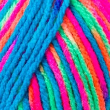 Bravo Color /Браво Колор/ пряжа Schachenmayr Originals, MEZ, 9801421 (00095, electra color, бирюзовый/оранжевый/розовый)