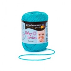 Cotton /Коттон/ пряжа Schachenmayr Baby Smiles, MEZ, 9807350 (01065, turkis, бирюзовый)