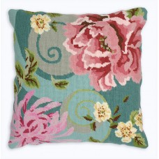 Набор для вышивания Anchor: наволочка Floral Swirl in Green 40*40см, MEZ, ALR01