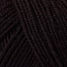 Merino Extrafine 170 /Мерино Экстрафайн 170/ пряжа Schachenmayr Merino, MEZ, 9807551 (00099, schwarz, черный)