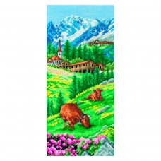 Набор для вышивания Anchor Swiss Alpine Landscape 32*14см, MEZ, PCE0811