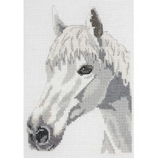 Набор для вышивания Anchor White Beauty - Horse 16*23см, MEZ Венгрия, AK140