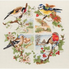 Набор для вышивания Anchor Birds And Seasons 30*30см, MEZ, PCE880