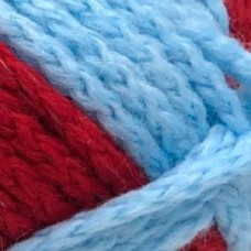 Lova Fan /Лова Фан/ пряжа Schachenmayr original, COATS, 9807781 (00092, *, hellblau-weinrot, голубой-бургундский (темно-красный))