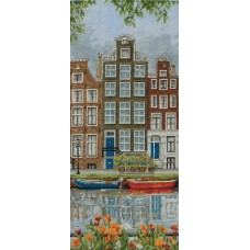 Набор для вышивания Anchor Amsterdam Street Scene 32*14см, MEZ, PCE0814