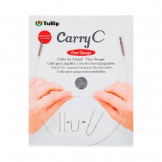 Тросик для съемных спиц CarryC Fine Gauge, длина 40см, пластик, Tulip, CTMM-70