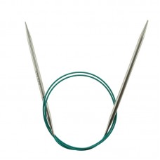 Спицы круговые Mindful 5мм/80см, нержавеющая сталь, серебристый, KnitPro, 36101