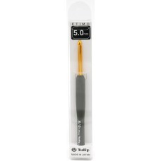 Крючок для вязания с ручкой ETIMO 5мм, Tulip, T15-800e