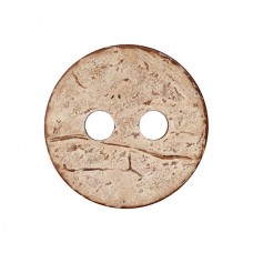 Пуговица с 2 отверстиями, размер 15мм, кокосовый орех, Union Knopf by Prym, 0045959015001801