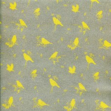 Ткань Желтые птички, ширина 155см, Acufactum Ute Menze, 3523-330