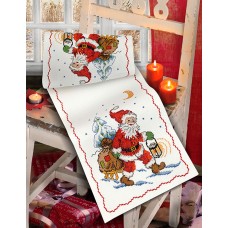 Набор для вышивания Anchor: салфетка-дорожка Santa & Sledge, MEZ Венгрия, 9240000-02502