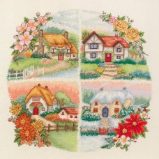 Набор для вышивания Anchor Seasonal Cottages 30*30см, MEZ, PCE750