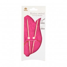 Спицы круговые Knina Swivel 4,25мм/80см, бамбук, натуральный, Tulip, KS-800425