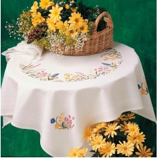Набор для вышивания Anchor: скатерть Spring Garland Tablecloth  80*80см, MEZ Венгрия, ETW14