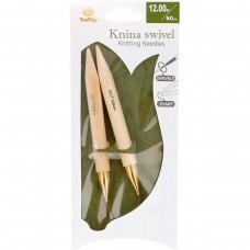 Спицы круговые Knina Swivel 12мм/60см, бамбук, натуральный, Tulip, KS-601200