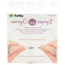 Тросик для съемных спиц carryC и тунисских крючков carryT, длина 60см, Tulip, CTMM-23