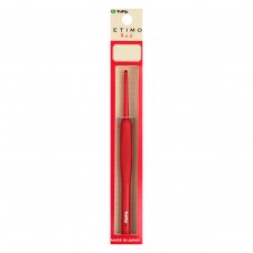 Крючок для вязания с ручкой ETIMO Red 3,25мм, алюминий/пластик, красный, Tulip, TED-055e