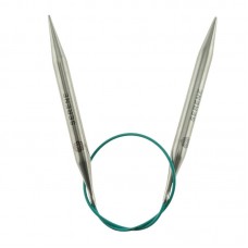 Спицы круговые Mindful 8мм/40см, нержавеющая сталь, серебристый, KnitPro, 36066