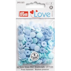 Серия Prym Love - Набор кнопок Color Snaps Mini, диаметр 9мм, Prym, 393501