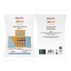 Набор спиц чулочных длиной 15см Ginger Cubics, 5 размеров, KnitPro, 43305