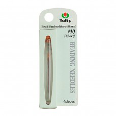 Иглы ручные для бисера 0,45*37мм (N 10), сталь, Tulip, TBN-002e