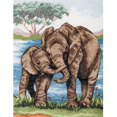 PCE963 Набор для вышивания Anchor Elephant 23*18см, MEZ, Венгрия
