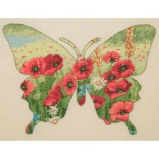5678000-05044 Набор для вышивания Maia Butterfly Silhouette 20*26см, MEZ, Венгрия