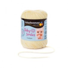 Cotton /Коттон/ пряжа Schachenmayr Baby Smiles, MEZ, 9807350 (01021, vanilla, нежно-желтый)