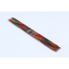 Спицы чулочные Symfonie 2 4,5мм/20см, ламинированная береза, многоцветный, KnitPro, 55047