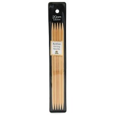 Спицы чулочные Bamboo 5,5мм/20см, Tulip, KND080550