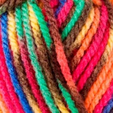 Bravo Color /Браво Колор/ пряжа Schachenmayr Originals, MEZ, 9801421 (02085, rainbow jacquard color, розовый/зеленый/кремовый)