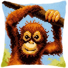 Набор для вышивания лицевой стороны наволочки Малыш-орангутан, Vervaco, PN-0148153