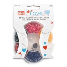 Серия Prym Love - Набор кнопок Color Snaps Mini, диаметр 9мм, Prym, 393950