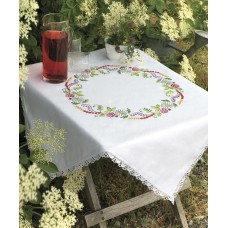 Набор для вышивания Anchor: скатерть Summer Flowers Table 65*65см, MEZ Венгрия, 9240000-09333