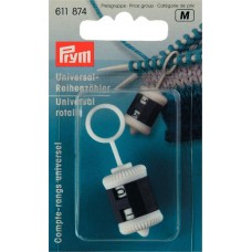 Счетчик рядов универсальный, пластиковый, черный/белый, 1шт в блистере, Прим 611874