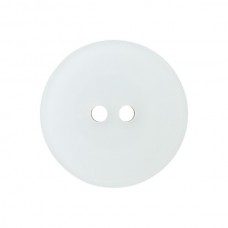 Пуговица с 2 отверстиями, размер 20мм, пластик, белый, Union Knopf by Prym, 0453880020001201