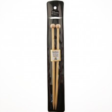 Спицы прямые Bamboo 7мм/25см, бамбук, натуральный, 2шт в упаковке, Tulip, KNS100700