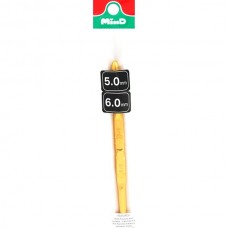 Крючок для вязания двухсторонний MinD 5-6мм, Tulip, TA-0019e