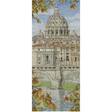 Набор для вышивания Anchor St. Peter’s Basilica 32*14см, MEZ, PCE0815