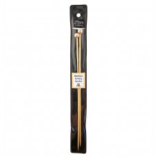 Спицы прямые Bamboo 3,25мм/25см, бамбук, натуральный, 2шт в упаковке, Tulip, KNS100325