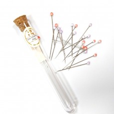 THN-098e Булавки со стеклянными головками для шитья Akari 0,5*35мм, Tulip