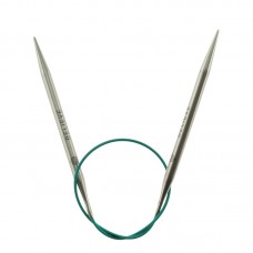 Спицы круговые Mindful 4мм/40см, нержавеющая сталь, серебристый, KnitPro, 36059