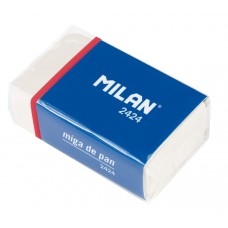 Milan   Мягкий ластик из синтетического каучука 2424   3,9 х 2,3 х 1,3 см  24 шт. CMM2424
