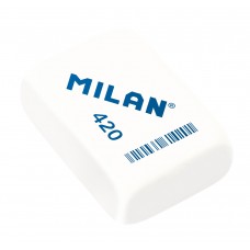 Milan   Прямоугольный мягкий ластик из синтетического каучука 420   4,1 х 2,8 х 1,3 см  20 шт. CMM420
