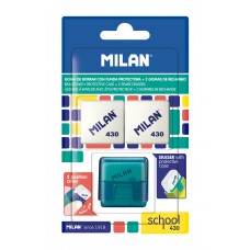 Milan   Ластик School 430 в блистере   2,8 х 2,8 х 1,3 см BYM10330