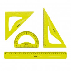 Milan   Набор для разметки Acid Flex&Resistant 4 предмета   в пакете желтый 359801Y
